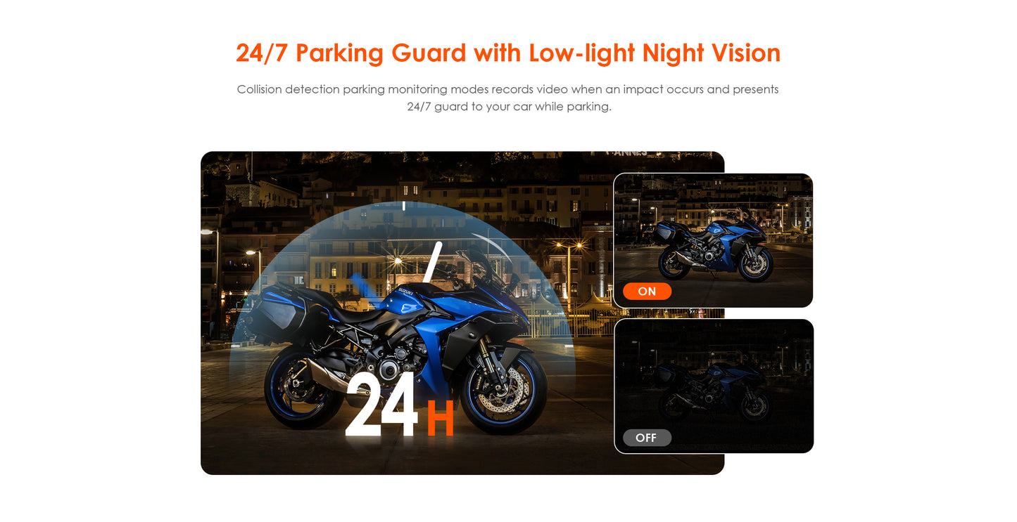 Vantrue Falcon F1 4K + Full HD wifi GPS