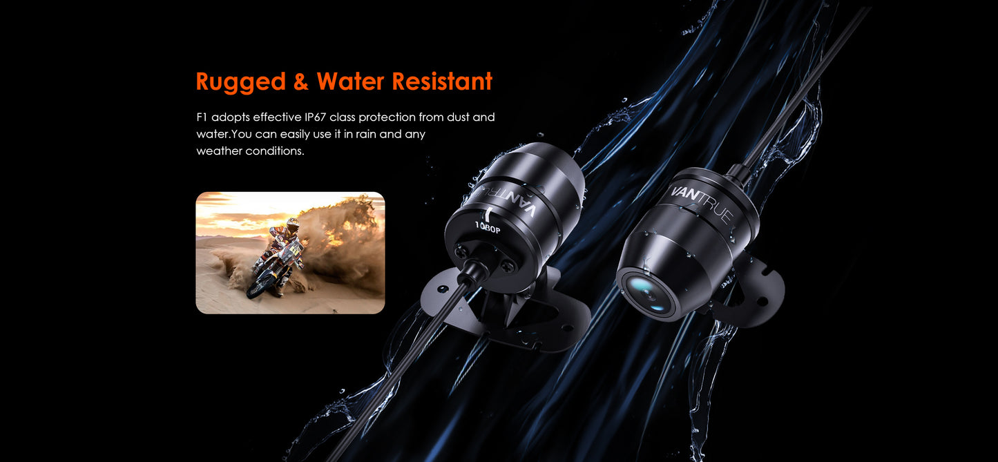 Vantrue Falcon F1 4K + Full HD wifi GPS