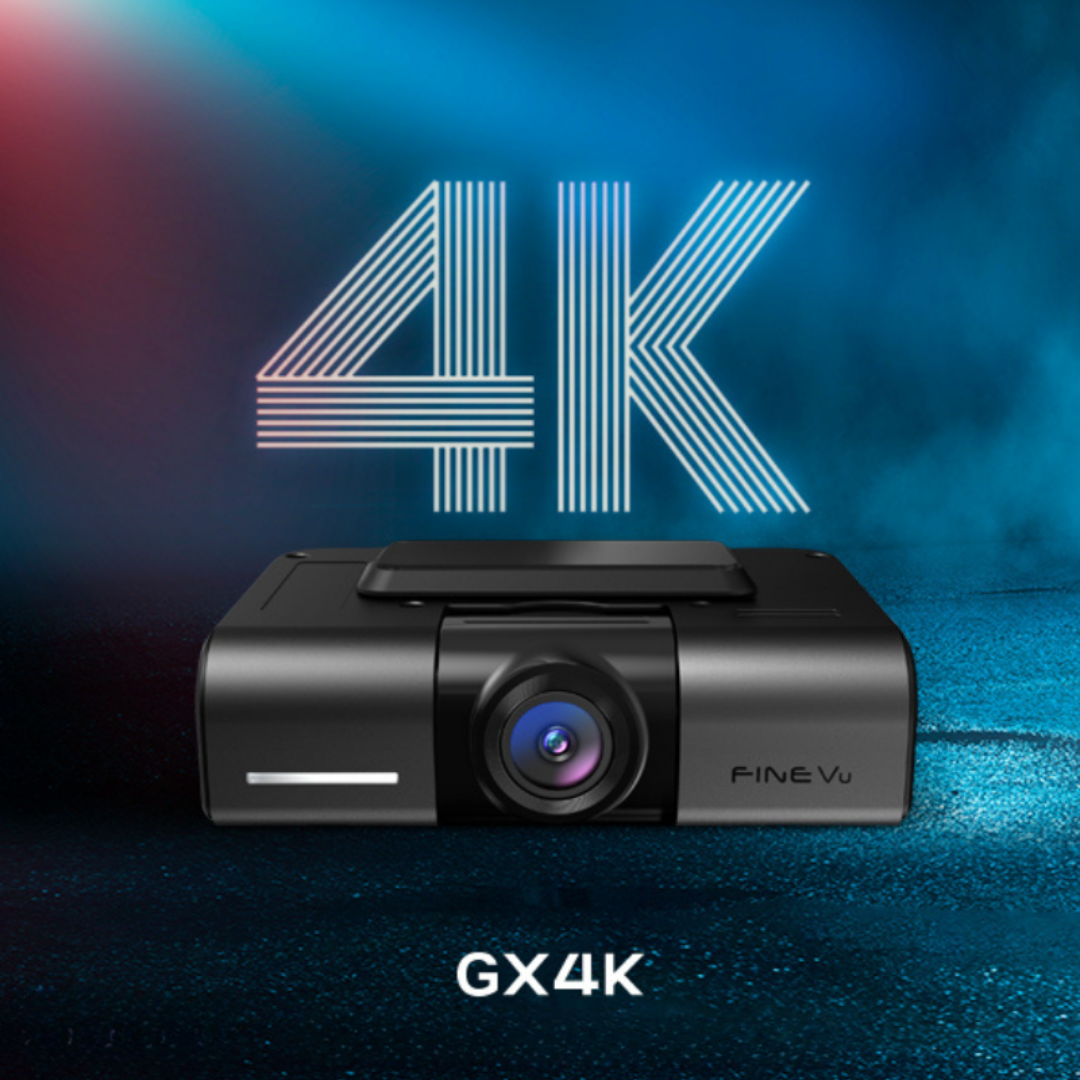 Dashcam Finevu GX4K 4K 2160P avant et Full HD 1080P arrière