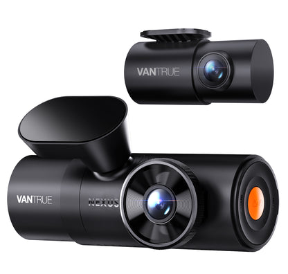 VANTRUE NEXUS-4 PRO 3 HDR 4K+1080P+1080P Dashcam Voiture, 360°STARVIS 2 Camera Embarquée, Dash Cam WiFi...