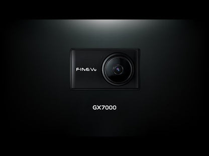 Dashcam Finevu GX7000 LCD QHD 2K avant et Full HD arrière